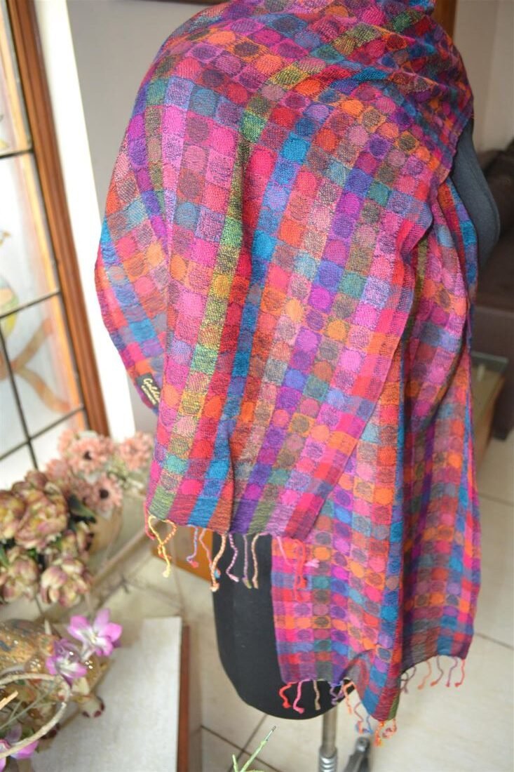 Handwoven Jacquard Scarf