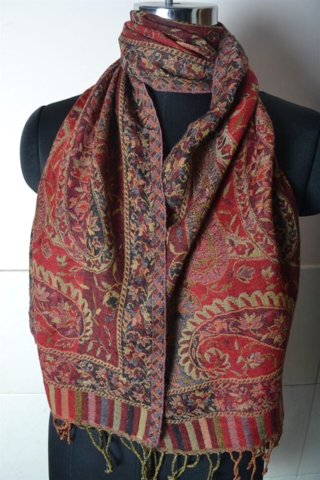 Handwoven Jacquard Scarf