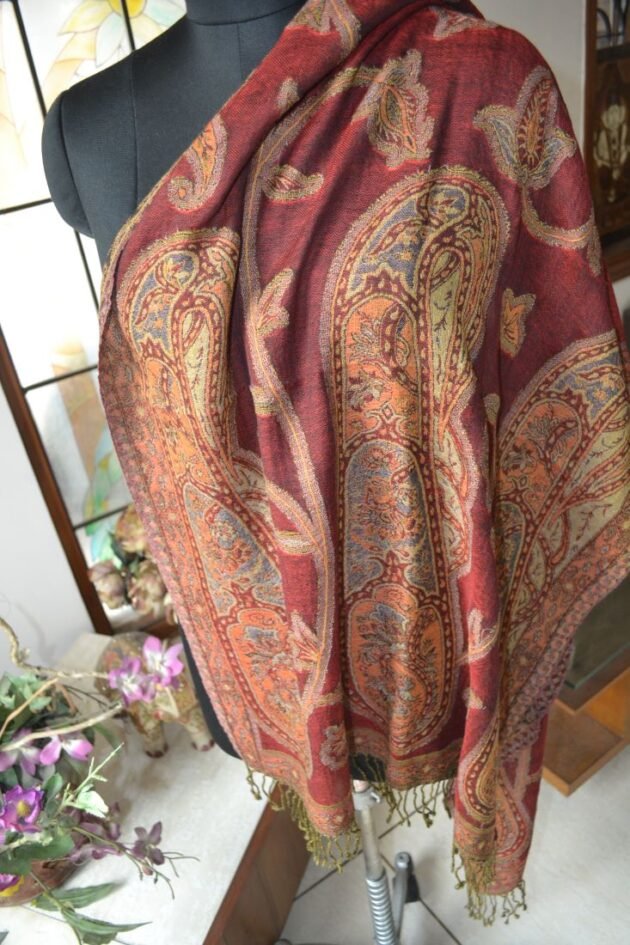 Handmade Pashmina Jamavar Stole