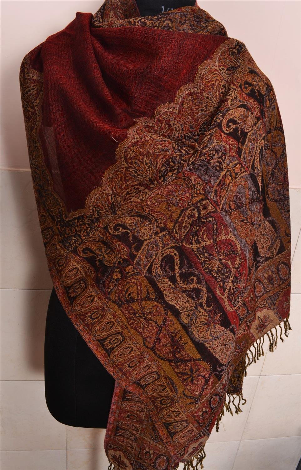 Handmade Pashmina Jamavar Stole