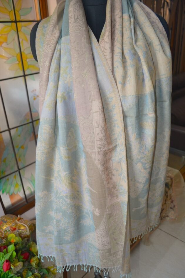 Handmade Pashmina Jamavar Stole