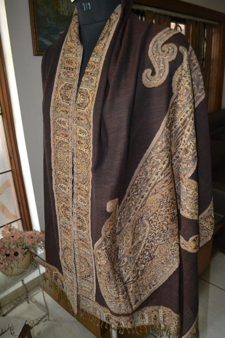 Handmade Pashmina Jamavar Stole