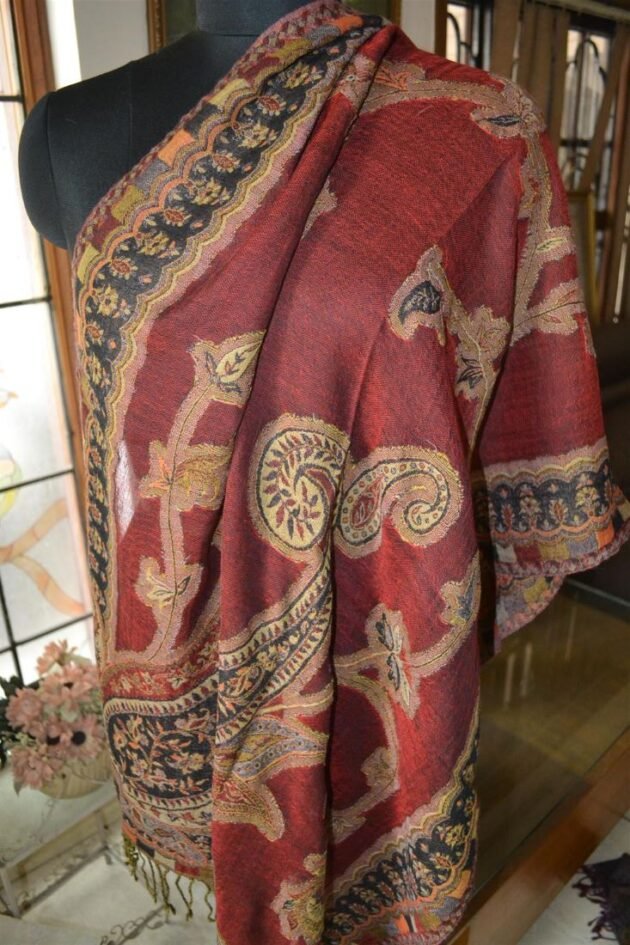 Handmade Pashmina Jamavar Stole