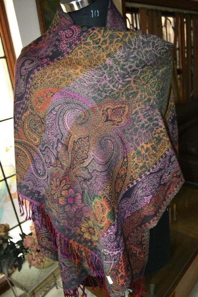 Handmade Pashmina Jamavar Stole