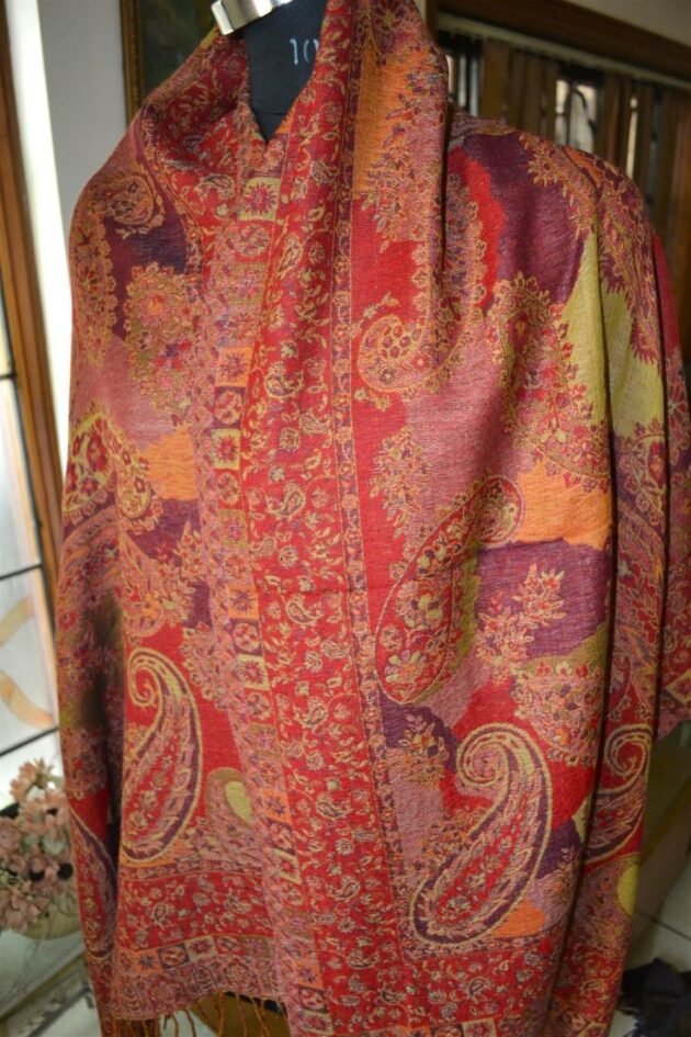 Handmade Pashmina Jamavar Stole