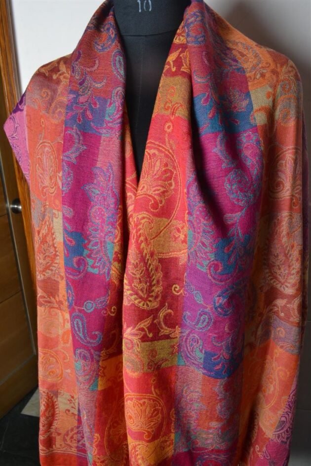 Handmade Pashmina Jamavar Stole