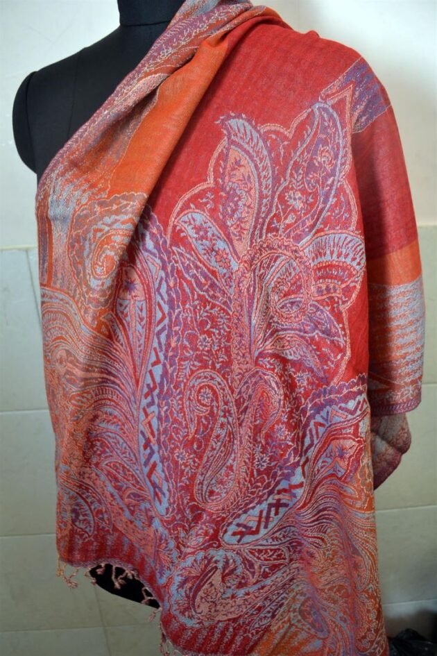 Handmade Pashmina Jamavar Stole