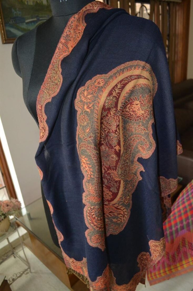 Handmade Pashmina Jamavar Stole