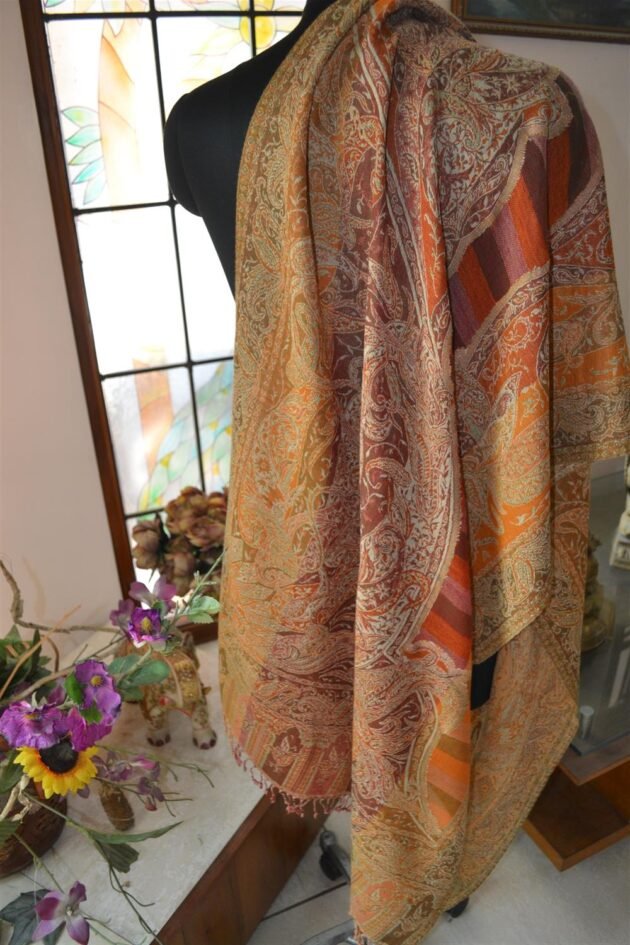 Handmade Pashmina Jamavar Stole