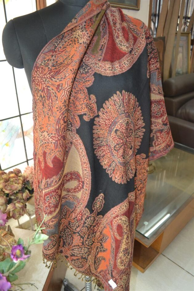 Handmade Pashmina Jamavar Stole