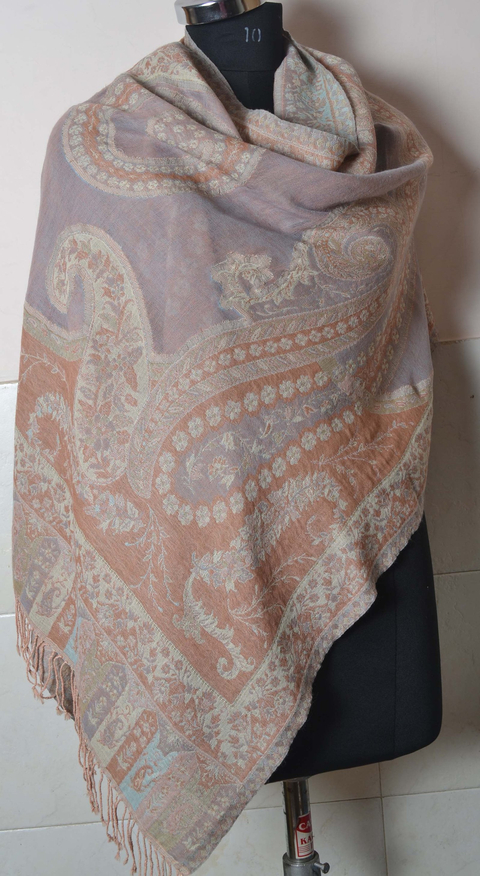 Handmade Pashmina Jamavar Stole